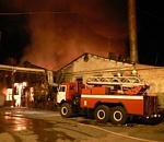 На астраханском судоремонтном заводе произошел крупный пожар