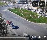 Момент наезда на пешехода в Жилгородке попал на видео