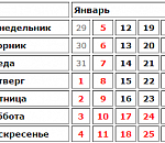 Новогодние праздники продлятся по 11 января включительно