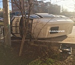 В Астрахани опрокинулась маршрутка