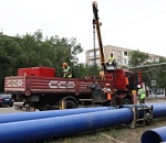 В Астрахани ведется масштабная модернизация напорного коллектора