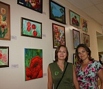 В Областном онкологическом диспансере открылась выставка «Цветы жизни» 