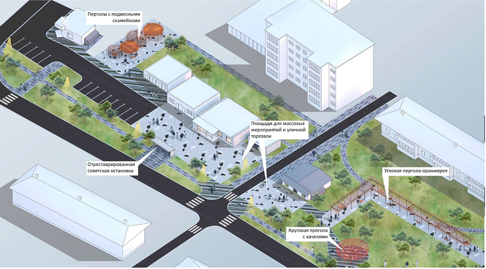 Астраханцам показали, как будет выглядеть бульвар, победивший во всероссийском конкурсе