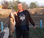 Огромный амур пойман в Астраханской области