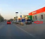 В Астраханской области засняли очень нетерпеливого водителя 