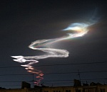 Астраханцы снова наблюдали необычное свечение в вечернем небе