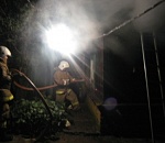 Под Астраханью сгорела баня