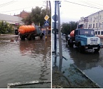 Коммунальщики устраняют последствия непогоды в Астрахани