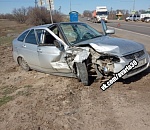 Астраханскую дорогу не поделили две "Лады" 