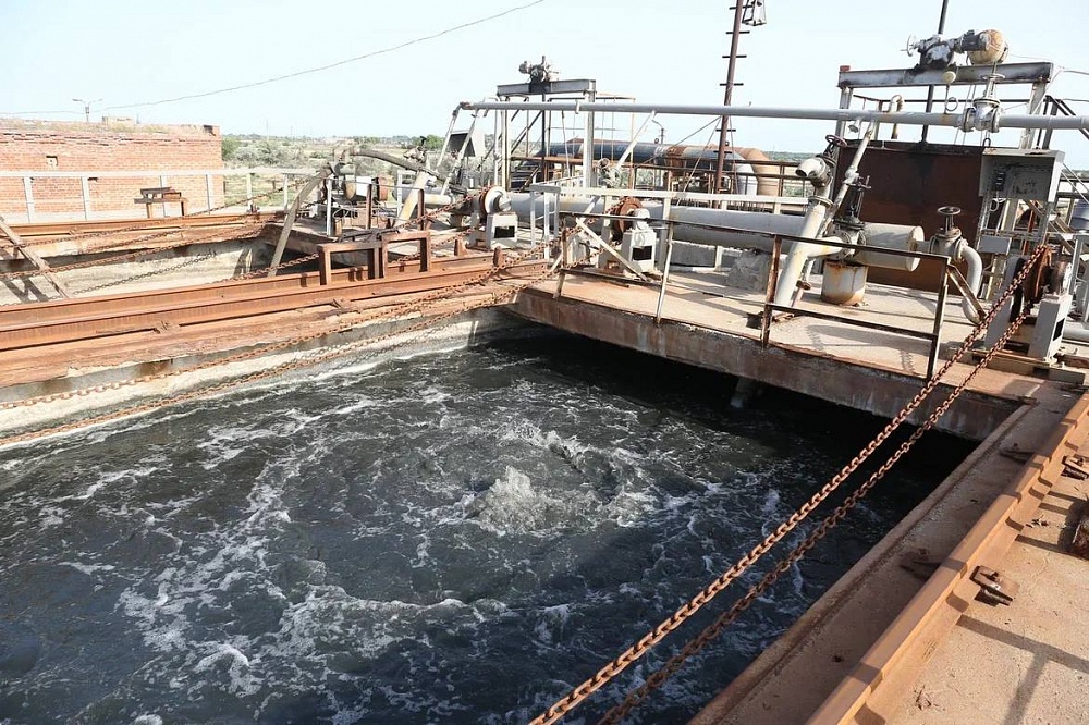 В Астраханской области реконструируют северные очистные сооружения