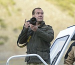 В Астрахань на рыбалку прилетел Дмитрий Медведев