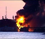 Российский теплоход забрал экипаж танкера Palflot 2 и направляется в Астрахань