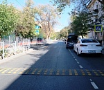 В рамках нацпроекта на шести улицах Астрахани установили 15 «лежачих полицейских»