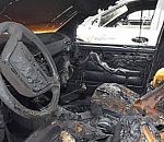 Под Астраханью водитель погиб в сгоревшем автомобиле