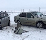 Гололед на астраханской трассе стал причиной ДТП с тремя пострадавшими