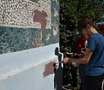 В Астрахани закрасили еще 600 надписей с информацией о наркотиках