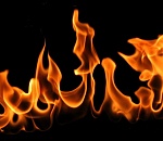 Сегодня ранним утром под Астраханью сгорел жилой дом