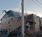 В Астраханской области пожар уничтожил 120 квадратных метров жилого дома