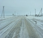 Трассу Волгоград-Астрахань частично перекрыли