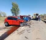 Женщина-водитель устроила жесткое ДТП с девятью пострадавшими под Астраханью