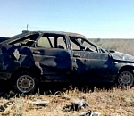 На трассе «Волгоград-Астрахань» перевернулся автомобиль, пострадали 2 человека