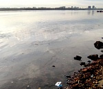 С правобережной стороны Астрахани заметили маслянистое пятно на Волге