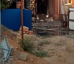 Пожар в Ленинском районе Астрахани чуть не унес три жизни