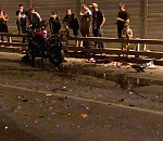 В Астрахани на Кирикилинском мосту при столкновении серьёзно пострадал мотоциклист