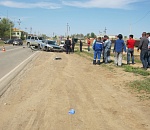 Под Астраханью автомобиль сбил пешехода на тротуаре