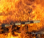 Подросток пострадал на пожаре под Астраханью