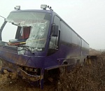 В Астраханской области съехал в кювет рейсовый автобус: пострадали трое пассажиров