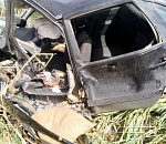 Появилось видео с момента чудовищного ДТП на астраханской трассе