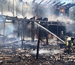 Полностью пожар на правобережье Астрахани ликвидировали через 9 часов после его начала