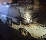 В полночной Астрахани устроили поджог «Лады»