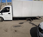 Астраханская полиция проводит проверку по факту провала машины на улице Зеленой