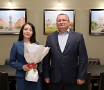 Председатель Думы Астраханской области поздравил нового мирового судью с назначением