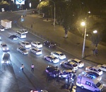 Кадры жесткой аварии в центре Астрахани