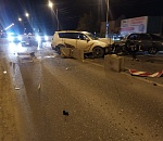 Два  молодых астраханца пострадали в ночной аварии на Адмирала Нахимова