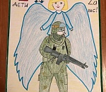 Рисунок астраханской третьеклассницы стал основой шеврона для российских военнослужащих