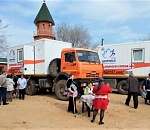 «Поезд здоровья» продолжает работу в Красноярском районе