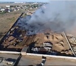 Подробности жуткого пожара на заброшенном астраханском заводе