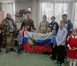 Суровые астраханские мужчины привезли подарки луганским детям