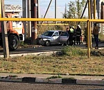 Астраханка за рулем врезалась в теплотрассу