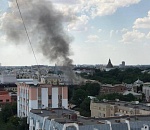 МЧС объяснило появление клубов черного дыма в центре Астрахани