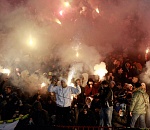 Футбольные фанаты устроили беспорядки на матче в Астрахани, 18 задержанных