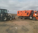 На Фунтовском полигоне под Астраханью ликвидируют очаги тления