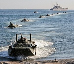 Морпехи приступили к учениям на побережье Каспийского моря