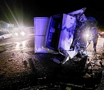 На южной окраине Астрахани произошло тройное ДТП, разлилось топливо