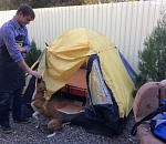 Астраханцу-сироте, живущему на улице в палатке, обещают помочь