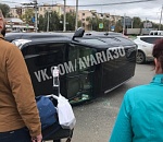 Подробности и кадры аварии на Н.Островского, в которой одна крутая автоледи не уступила дорогу другой крутой автоледи